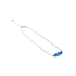 Topaz Flame | .925 Sterling Silver | Firefly Glass Infinity Clasp Necklace